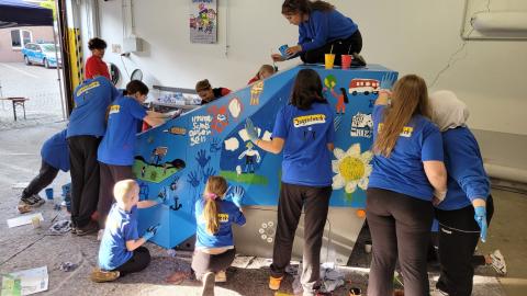 mGÜA-Bemalung - eine tolle Aktion