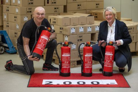 Maack Feuerschutz Feuerlöscheraktion erzielt 2000.- Euro