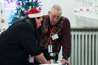 30. Starpyramide Backstage