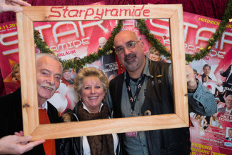 30. Starpyramide Backstage