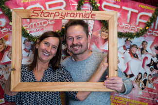 30. Starpyramide Backstage