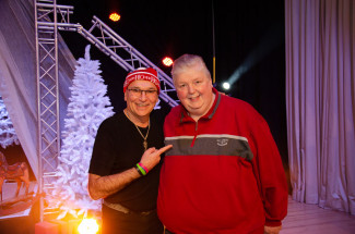 34.Starpyramide Backstage