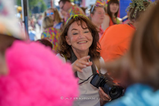 Rollstuhl-Inklusionstruck beim Schlagermove 2023