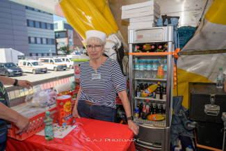 Rollstuhl-Inklusionstruck beim Schlagermove 2023
