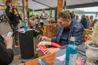 Scheckübergabe im Restaurant Eisvogel am See - Erlös der 37ten Starpyramide