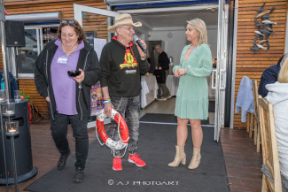 Scheckübergabe im Restaurant Eisvogel am See - Erlös der 37ten Starpyramide