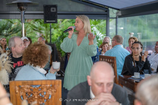 Scheckübergabe im Restaurant Eisvogel am See - Erlös der 37ten Starpyramide