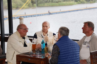 Scheckübergabe im Restaurant Eisvogel am See - Erlös der 37ten Starpyramide