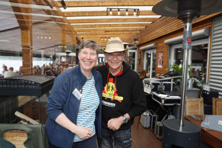 Scheckübergabe im Restaurant Eisvogel am See - Erlös der 37ten Starpyramide