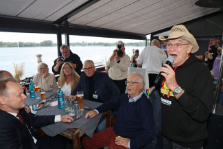 Scheckübergabe im Restaurant Eisvogel am See - Erlös der 37ten Starpyramide