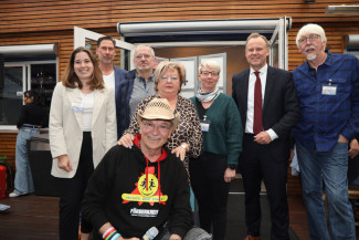 Scheckübergabe im Restaurant Eisvogel am See - Erlös der 37ten Starpyramide