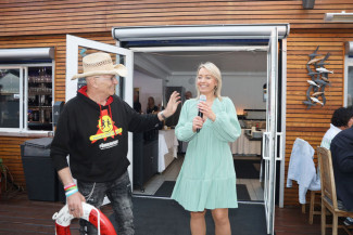 Scheckübergabe im Restaurant Eisvogel am See - Erlös der 37ten Starpyramide