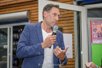 Scheckübergabe im Restaurant Eisvogel am See - Erlös der 37ten Starpyramide