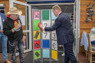 Scheckübergabe im Restaurant Eisvogel am See - Erlös der 37ten Starpyramide