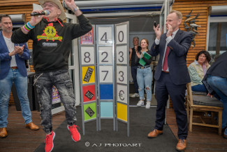 Scheckübergabe im Restaurant Eisvogel am See - Erlös der 37ten Starpyramide