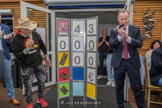Scheckübergabe im Restaurant Eisvogel am See - Erlös der 37ten Starpyramide