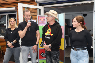 Scheckübergabe im Restaurant Eisvogel am See - Erlös der 37ten Starpyramide