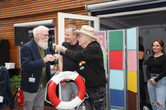 Scheckübergabe im Restaurant Eisvogel am See - Erlös der 37ten Starpyramide