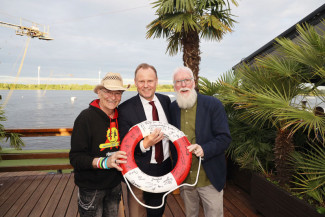 Scheckübergabe im Restaurant Eisvogel am See - Erlös der 37ten Starpyramide