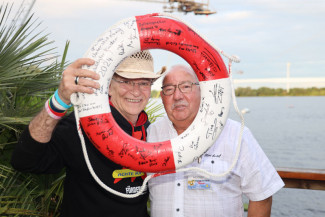 Scheckübergabe im Restaurant Eisvogel am See - Erlös der 37ten Starpyramide