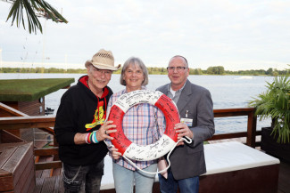 Scheckübergabe im Restaurant Eisvogel am See - Erlös der 37ten Starpyramide