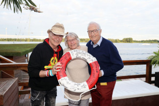 Scheckübergabe im Restaurant Eisvogel am See - Erlös der 37ten Starpyramide