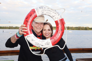 Scheckübergabe im Restaurant Eisvogel am See - Erlös der 37ten Starpyramide