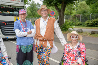 Schlagermove 2025 - Rollstuhlfahrer-Inklusionstruck