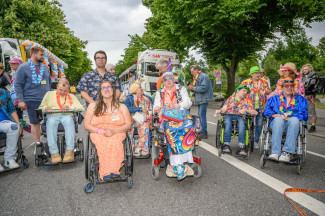 Schlagermove 2025 - Rollstuhlfahrer-Inklusionstruck