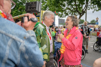 Schlagermove 2025 - Rollstuhlfahrer-Inklusionstruck