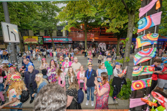 Schlagermove 2025 - Rollstuhlfahrer-Inklusionstruck