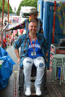 Schlagermove 2025 - Rollstuhlfahrer-Inklusionstruck