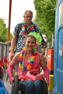 Schlagermove 2025 - Rollstuhlfahrer-Inklusionstruck