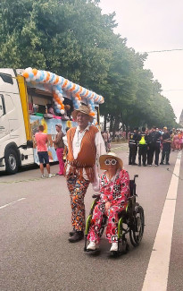 Schlagermove 2025 - Rollstuhlfahrer-Inklusionstruck