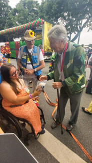 Schlagermove 2025 - Rollstuhlfahrer-Inklusionstruck