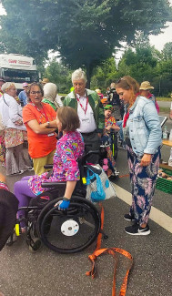 Schlagermove 2025 - Rollstuhlfahrer-Inklusionstruck