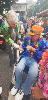 Schlagermove 2025 - Rollstuhlfahrer-Inklusionstruck